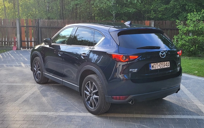 Mazda CX-5 cena 99500 przebieg: 74100, rok produkcji 2018 z Karczew małe 781